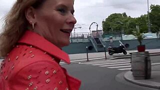 Excited Mature Chubby Blonde Enjoys Rough Threesome With Huge Cocks And Big Tits.