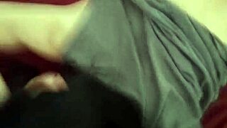 Polvito Mañanero she moans in bedroom close up.