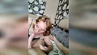 wife's shaved pussy exposed on public webcam stream