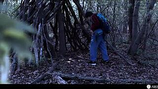 Valentina nappi gets facefucked hard in the forest bondage humiliation