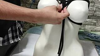 tutorial bdsm how to tie breasts