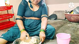Indian Desi Moms Fucking Hardcore in Kitchen