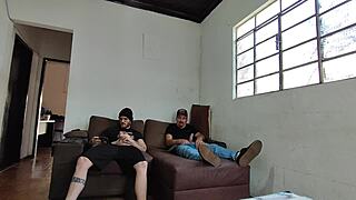 Carlos Urach And Carmona Sharing A Relaxed Moment Together