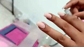 Masturbating While Wife Gets Nails Done