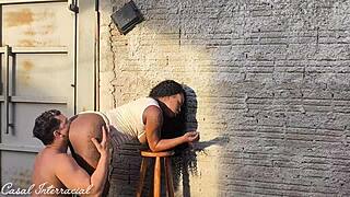 She Got So Horny We Fucked Intensely in the Garage