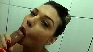 sensual bath with nickest brunette on xvideos complete on red