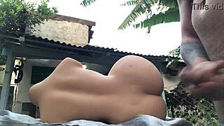 Uma Puta Sacada Dano O Cu Sex Toy