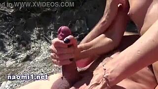 cum on beach for naomi?