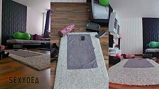 Experience A New Level Of Intimacy Naked Workout In Triple Cam View!