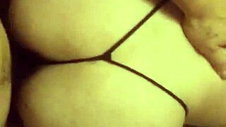 Hey, check out this BBW Latina MILF Cupcake in her sexy thong!