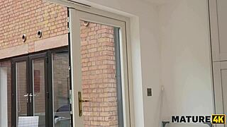 mature4k milf neighbour was so horny so she fucked a robber and sucked his cock