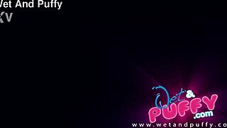 A stunning brunette engages in solo dildo action, reaching orgasm