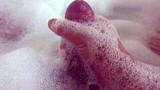 I... uh, masturbate in the bubble bath, you know?