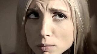 pervy stepfather rough fucks his blonde teen stepdaughter, bending her over deep