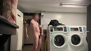 public nudity while stroking almost caught