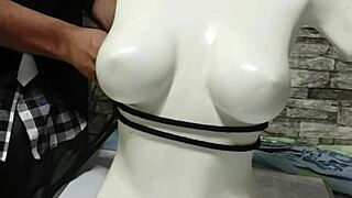 tutorial bdsm how to tie breasts
