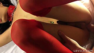 激しいニューハーフ淫乱女がフェラチオからガン突き