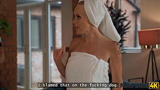 mature4k milf neighbour was so horny so she fucked a robber and sucked his cock