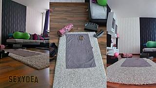 Experience A New Level Of Intimacy Naked Workout In Triple Cam View!