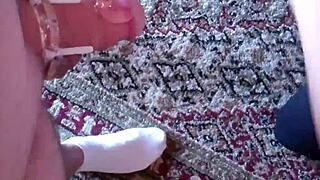 Femdom Locks Slave's Cock, Owns It Completely