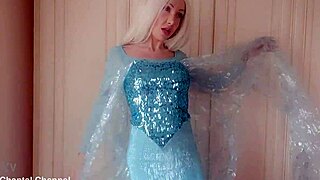 Elsa Cosplay Ass Worship And Hard Assfucking With Big Tits