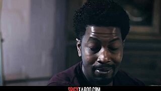 horny widow ask her black stepbrother to impregnate her pussy 😏