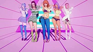 One Piece MMD Animation Featuring Dancing Character