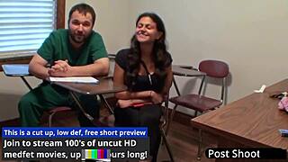 Freshman Gets Mandatory Hitachi Orgasm From Doctor-Tampa - Yesenia Sparkles.