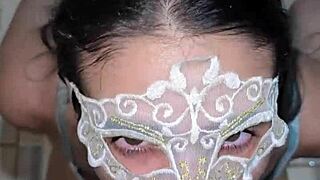 sailor girl alisa sucks husband's cock until she gets facial