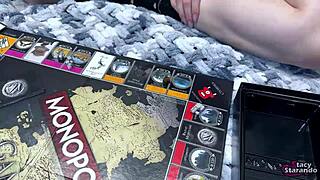 stepsister turns monopoly into sex slavery