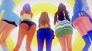 One Piece MMD Animation Featuring Dancing Character