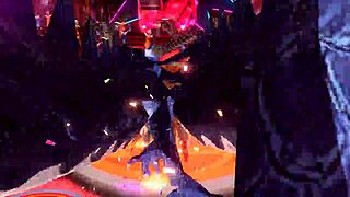 hatsune miku and megurine luka perform world end dancehall