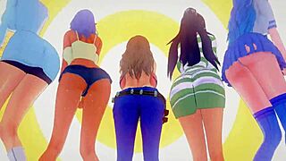 One Piece MMD Animation Featuring Dancing Character