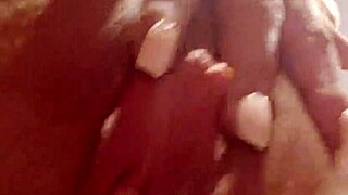 Sexy nurse in stockings dominates patient in hospital bdsm scene, making him explode.