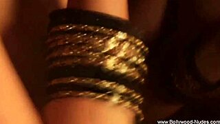 Lovely brunette dances gracefully