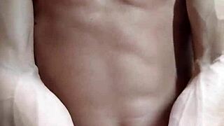 flex skinny boy after study