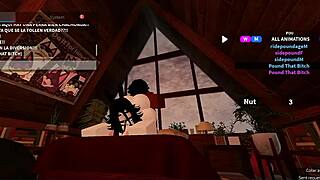 Black Woman in Rough Outdoor Encounter with Companion