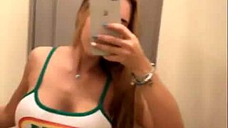 Latina in bathroom with big ass