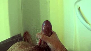 enjoying a private, relaxing shower bathing session at home