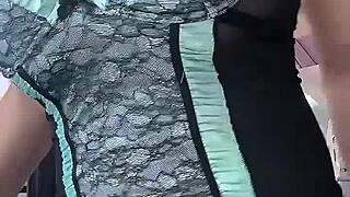 housewife with big natural breasts feels bored