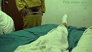 I touched my stepson's big dick in the bedroom