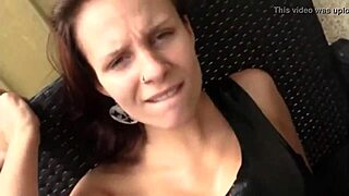 Horny German Babe in Latex Craves Big Cock