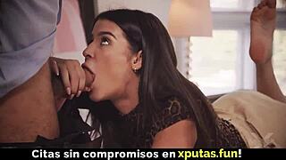 brunette stepdaughter wants to fuck spanish sub 😏