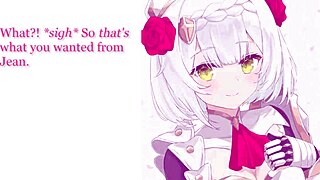 Noelle's servant performs paizuri footjob worship