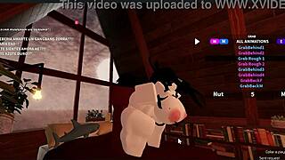 Black Woman in Rough Outdoor Encounter with Companion