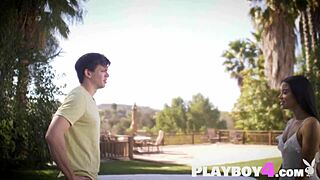 Maya Bijou's Outdoor Fun with Naughty Boyfriend Alex D