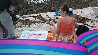 Caribbean Nude Beach Cuckold Voyeur Vacation Sample