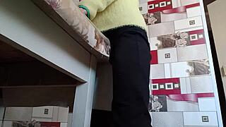 Stepsister masturbates solo with multiple orgasms - lesbian illusion girls