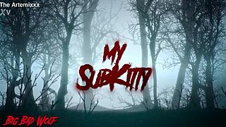 a wolf devours the sheep's wet pussy in roleplay