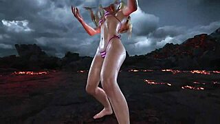 Lili in bikini mod for TK8 Ryona
